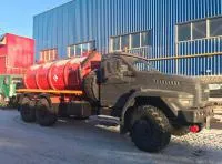 Автоцистерна вакуумная АКН-10 на шасси Урал Next