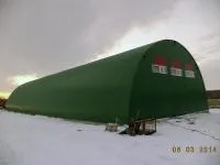Ангар каркасный