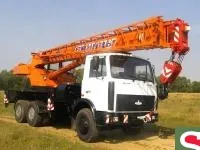 Автокран "Клинцы" КС-55713-6К-1 шасси МАЗ-6312 г/п 25т., дл.стрелы 21,6