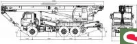 Автокран ЧЕЛЯБИНЕЦ КС-55733-26 на шасси КАМАЗ 43118 Г/П 32Т., 26,7 М
