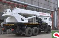 Автокран ЧЕЛЯБИНЕЦ КС-45721-21 на шасси КАМАЗ 43118 Г/П 25Т., 21,7 М